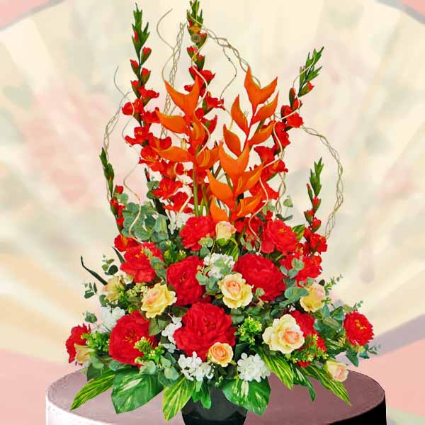 Artificial Heliconia Flowers Arrangement