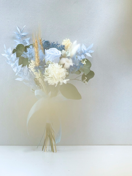 Breezy Bayfront Bridesmaid Bouquet (Blue)