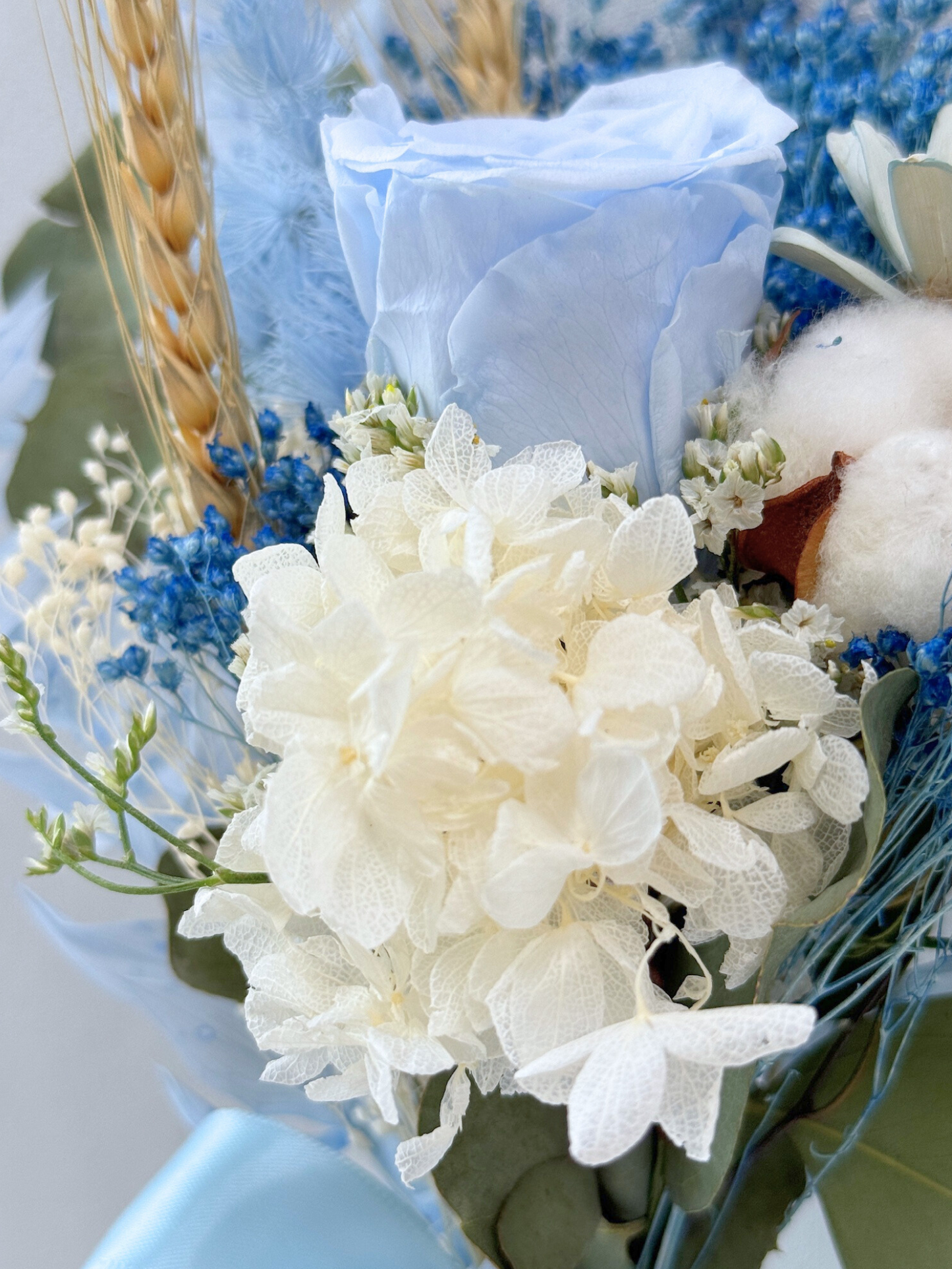 Breezy Bayfront Bridesmaid Bouquet (Blue)