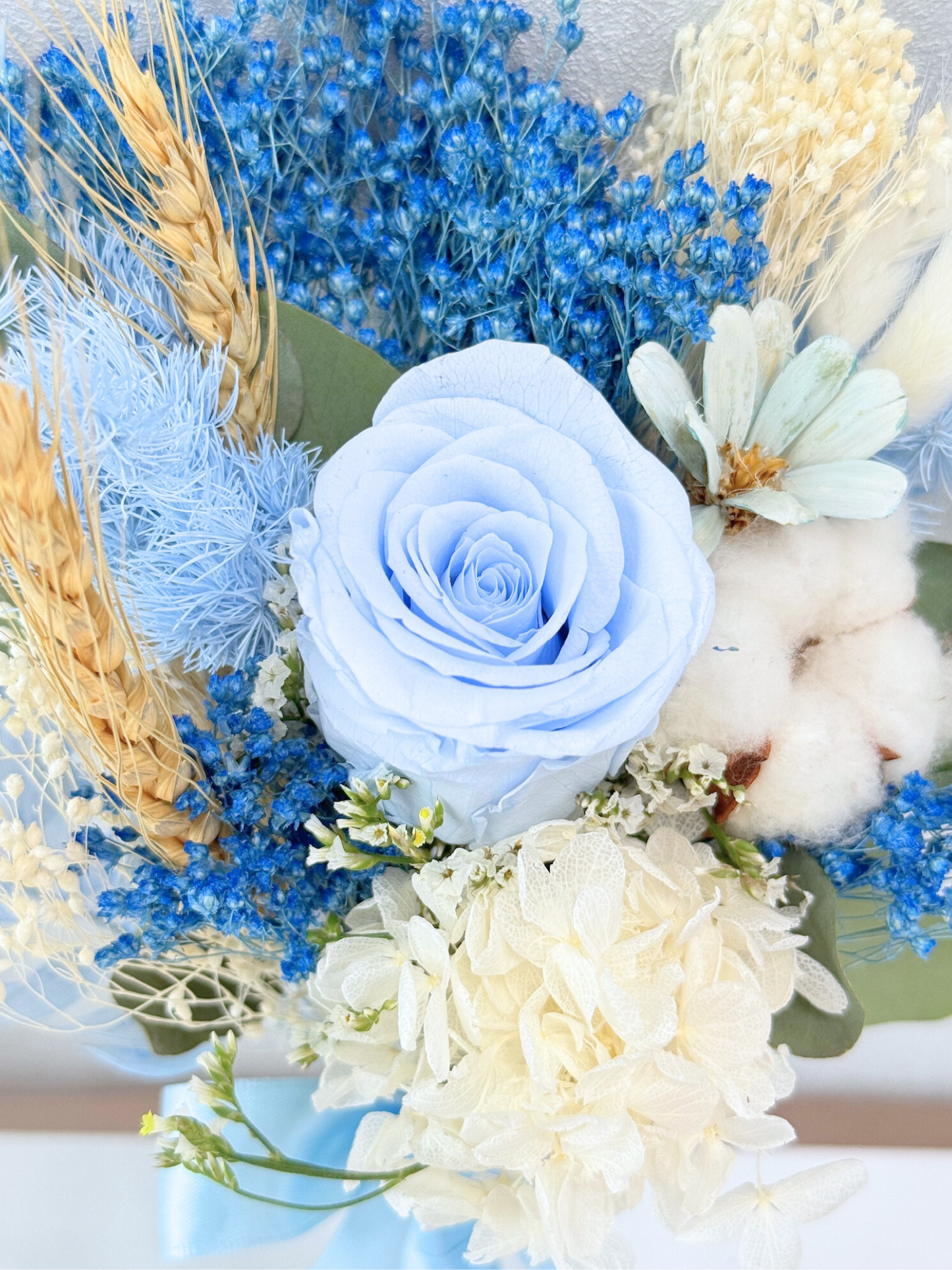 Breezy Bayfront Bridesmaid Bouquet (Blue)