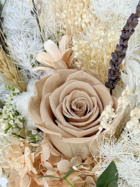 Breezy Bayfront Bridesmaid Bouquet (Khaki)