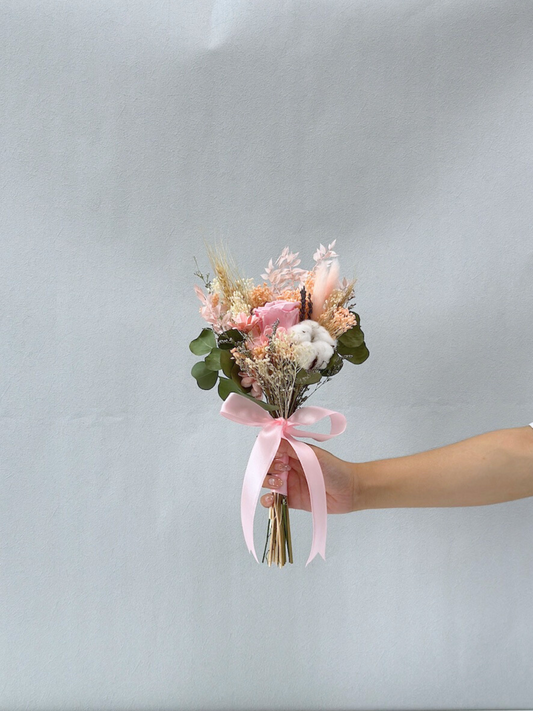 Breezy Bayfront Bridesmaid Bouquet (Pink)