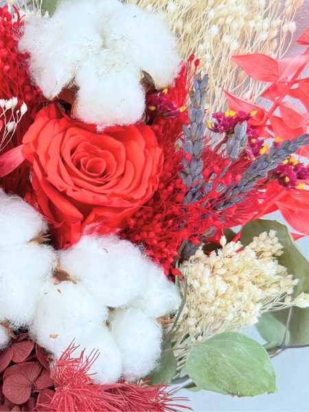 Breezy Bayfront Frontal Bridal Bouquet (Red)