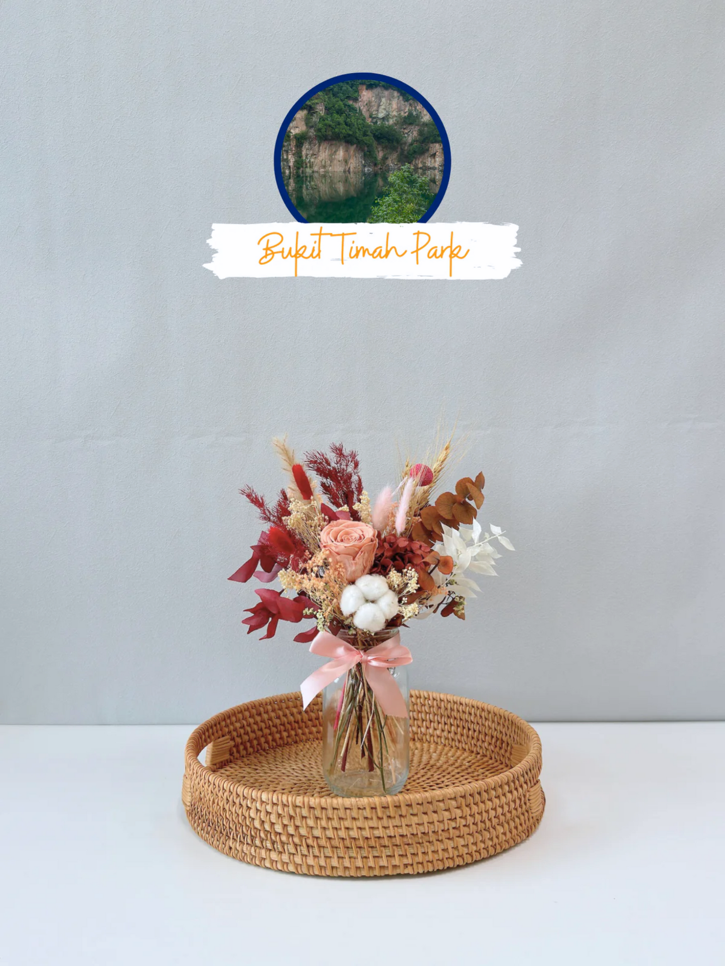 Eco Kampung Dried Blooms Vase