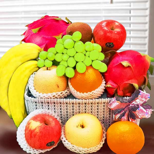 Mixed Fruits Basket Arrangement