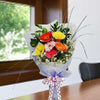 6 Mixed Color Gerbera Hand Bouquet