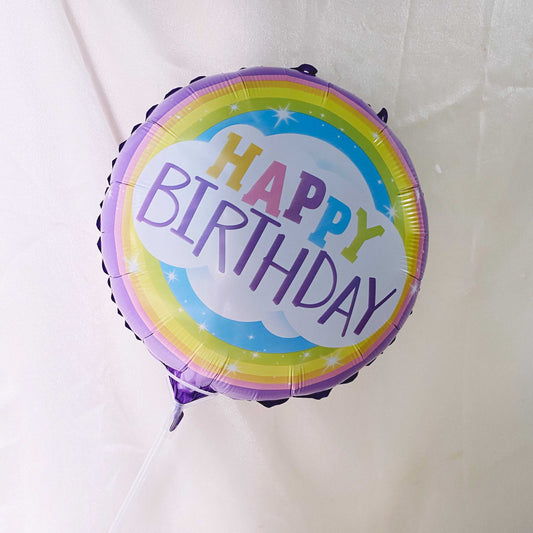 Happy Birthday Rainbow Balloon