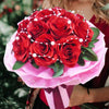 12 Artificial Roses Posy