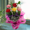 3 Roses 3 Carnations Table Arrangement