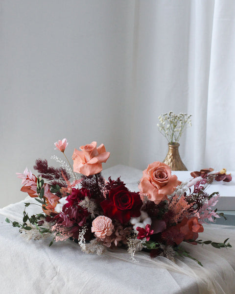 Preserved and Dried Table Centrepiece - Autumn