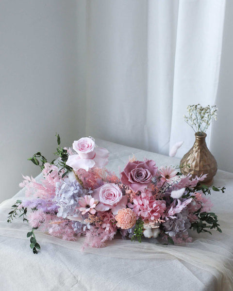 Preserved and Dried Table Centrepiece - Spring