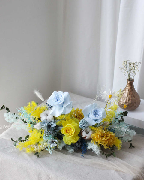 Preserved and Dried Table Centrepiece - Summer