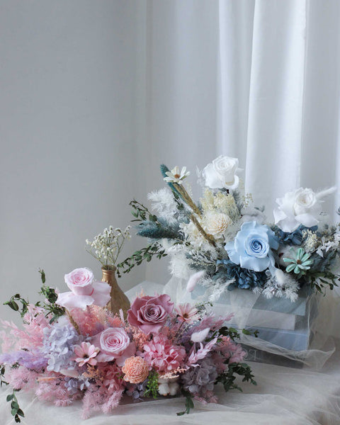 Preserved and Dried Table Centrepiece - Spring