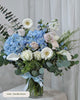 Helix Hydrangea Blue Vase