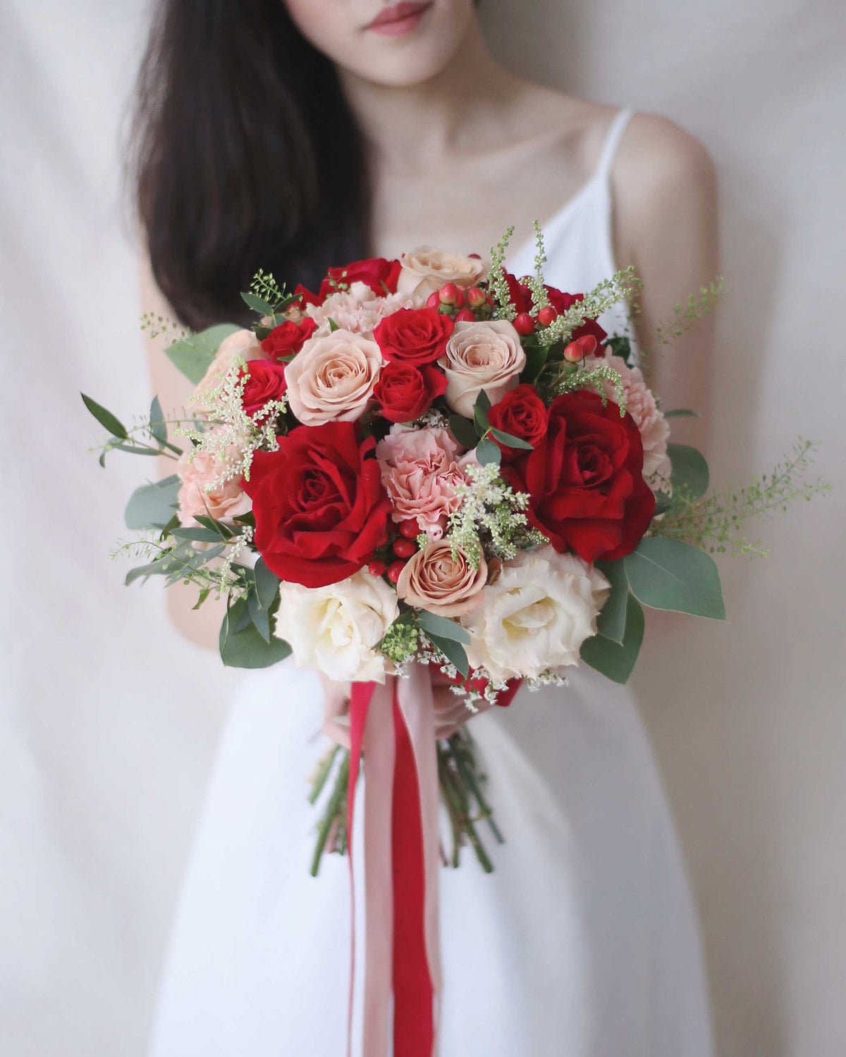 Charming Chinatown Round Bridal Bouquet