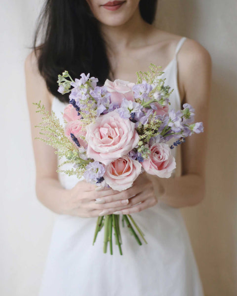 Korean Style Roses Bridal Bouquet