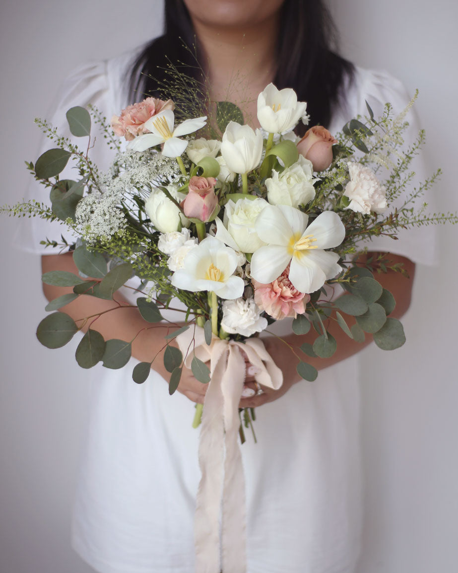 Pearl Bridal Bouquet - Frontal